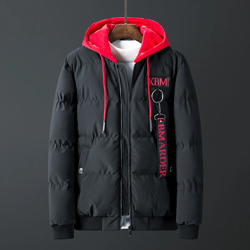 Толстая мужская куртка-парка, зимняя мужская парка с капюшоном, новая брендовая теплая парка с карманами-20 градусов, мужское теплое пальто, M-4XL для мужчин