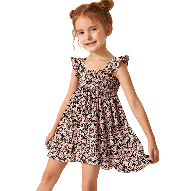 

Детское летнее платье без рукавов, на возраст 1-9 лет