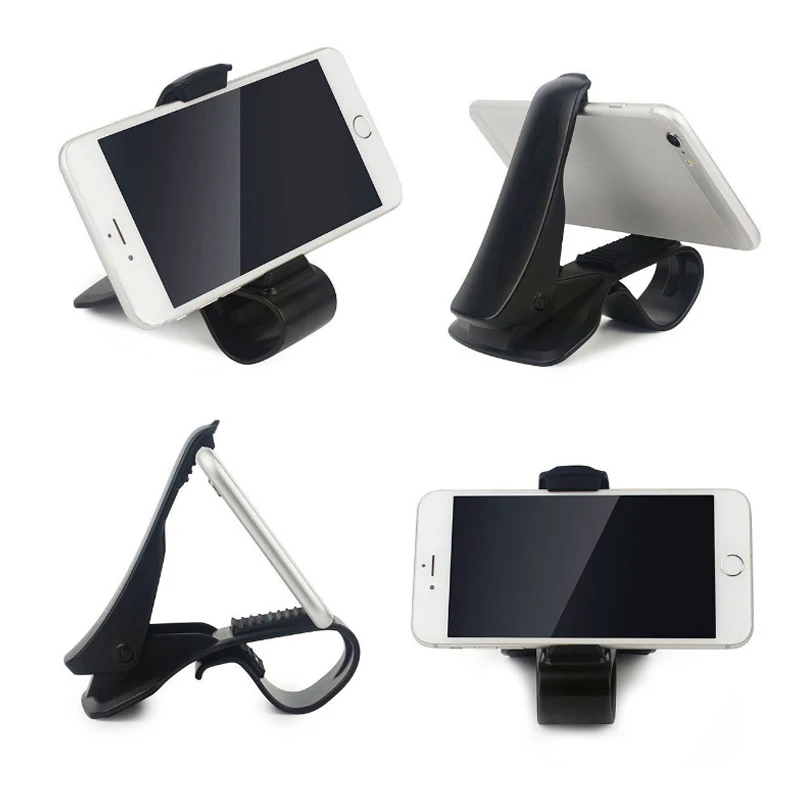 

Car Phone Holder Clip Mount Car HUD Dashboard Cellphone Cradle Clip for iPhone Samsung Huawei C66