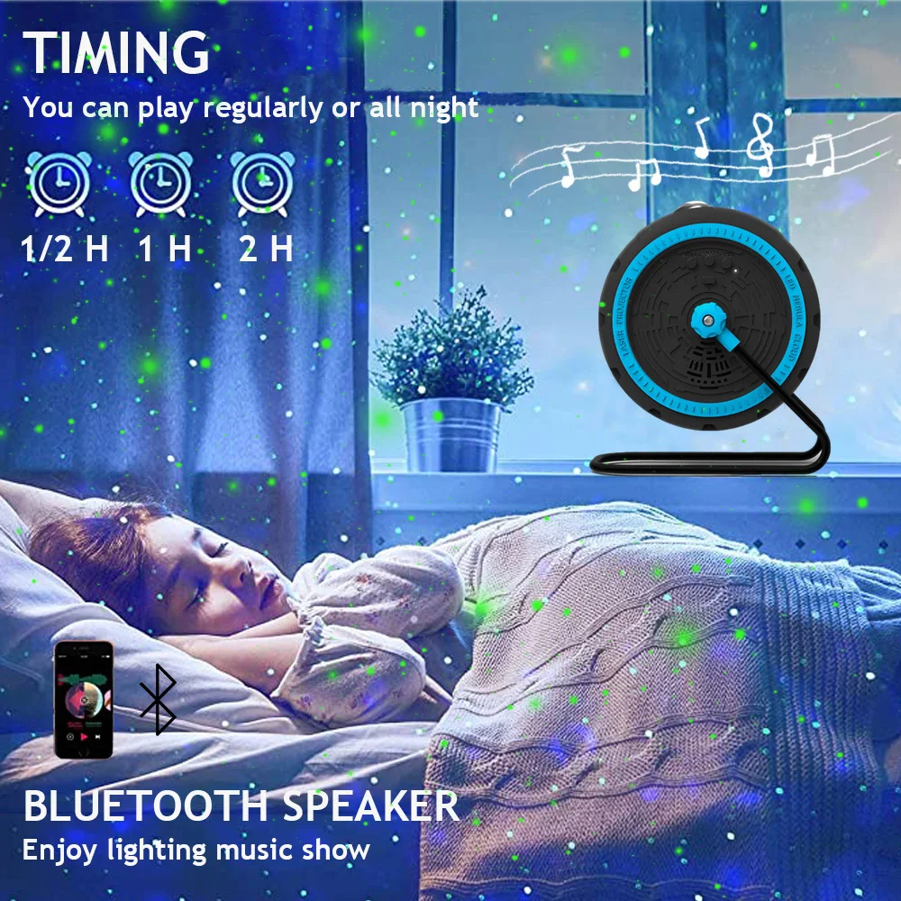 ночники для дома Галактический проектор Лазерная Звезда ночник висящий на 360 °