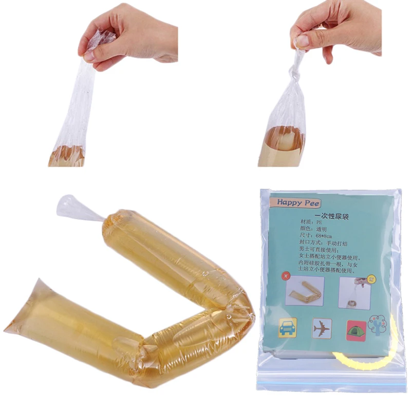 

15pcs/bag Man Urine Bag Car Emergency Travel Disposable Urine Bag PE Urine Collector