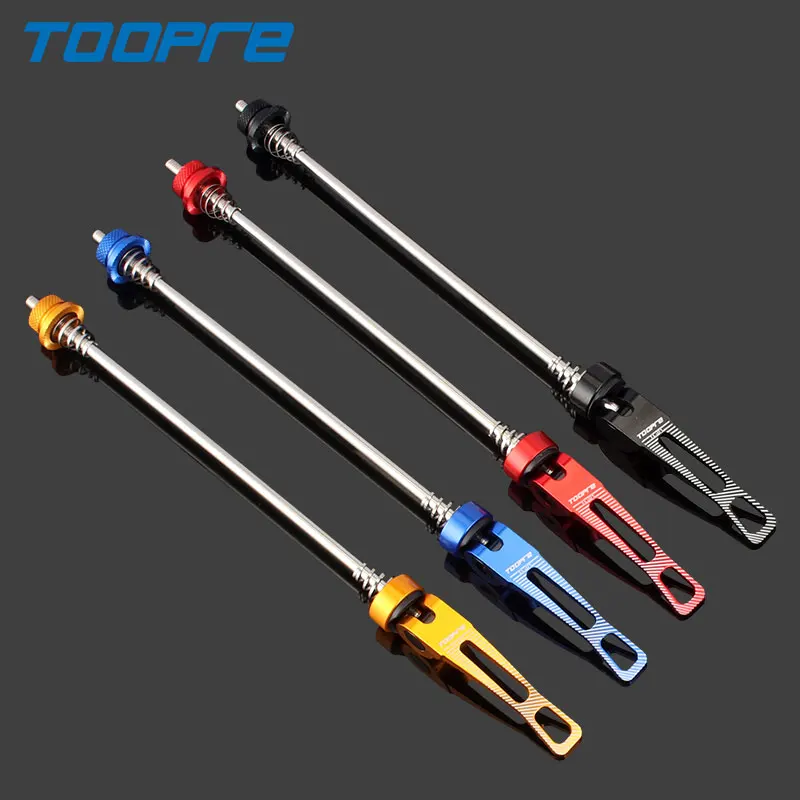 

TOOPRE 1 Pair MTB Mountain Bike Bicycle Skewers Ultralight Quick Release Skewers QR 145mm 185mm for Mountain Road Bike Hub