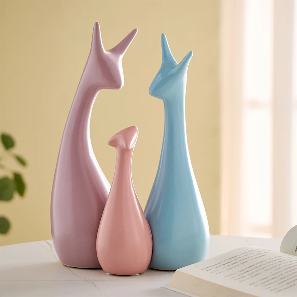 

Украшения в виде оленя, аксессуары для украшения дома и офиса, украшения для дома, Декор, минимализм, модная статуя с высокой текстурой