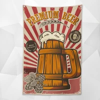 premium beer vintage beer day poster canvas painting bar wine cellar cafe home decor shabby chic wall art banner flag mural