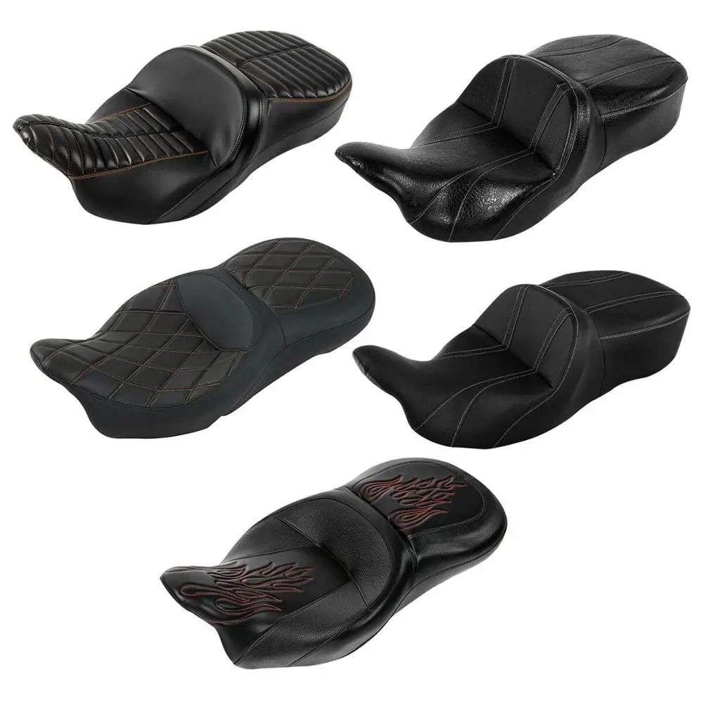 

Motorcycle 5 Stytles Rider Passenger Seat For Harley Road King Street Glide 2009-2020