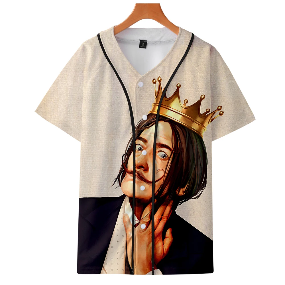 Новинка модная забавная футболка с 3D тропическим принтом в виде маски салварора