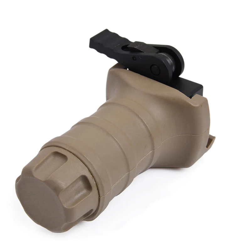 Тактический AirsoftGun Gelball Blaster Тактический длинный короткий вертикальный Fore TGD QD Grip Охотничьи аксессуары - Цвет: brown-Short