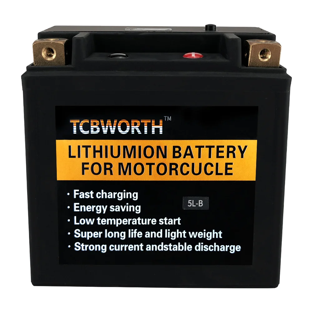 

5L-BS 12V 3AH CCA 180A Lithium Phosphate Motorcycle Battery Low Temperature Resistant With Waterproof BMS LiFePO4 Motor Starte