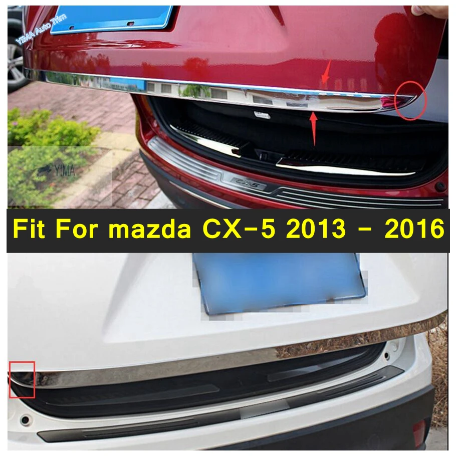 

Lapetus Tail Gate Door Strip Cover Trim Rear Trunk Molding Bezel Styling Sticker Garnish 1PCS Fit For mazda CX-5 2013 - 2016