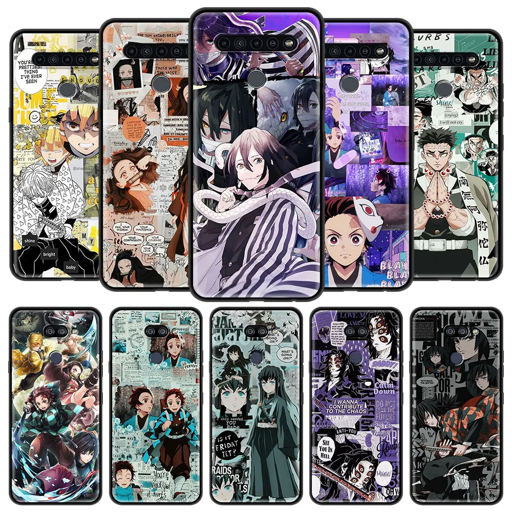 Флейта для LG K41s K61 G6 K40 K51 G8 K50s K40s G7 K52 K31 K62 K71 Q51 Q60 Q61 Черная оболочка аниме