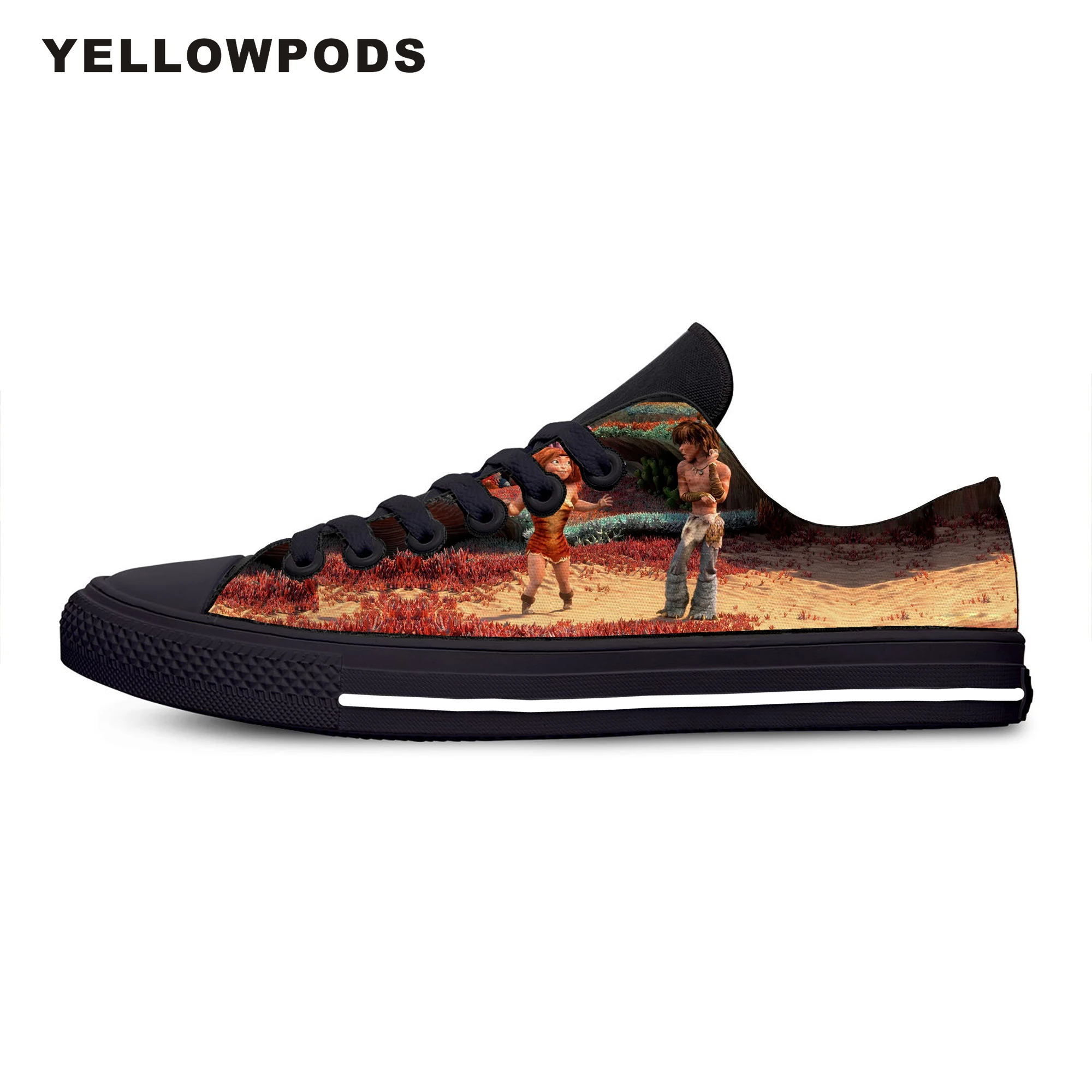 

Men's Casual Shoes Fashion Hot Beautiful Vogue Handiness Funny Cartoon MovieThe Croods Customized Print Picture Couple's Shoes
