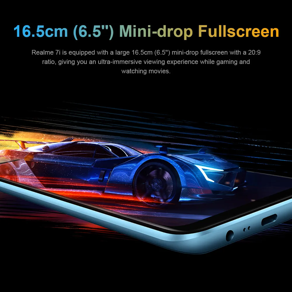 

Realme 7i MobilePhone MTK Helio G85 Smartphone
