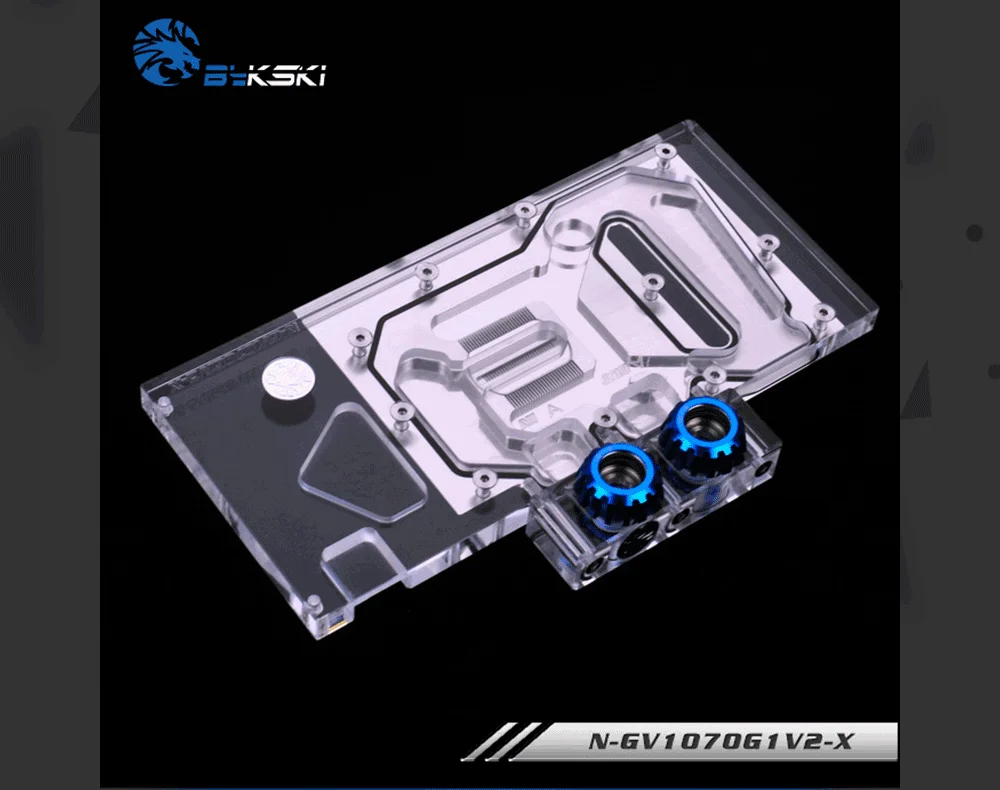 Bykski N-GV1070G1V2-X полное покрытие видеокарта блок водяного охлаждения для Gigabyte GAMING GTX1070TI 1070 1060 G1