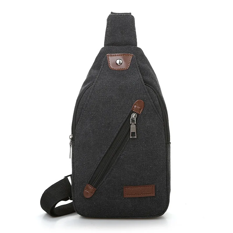 

Korean Casual Chest Bag Men Messenger Bags Canvas Female Bags Outdoor Travel Sports One shoulder Bag