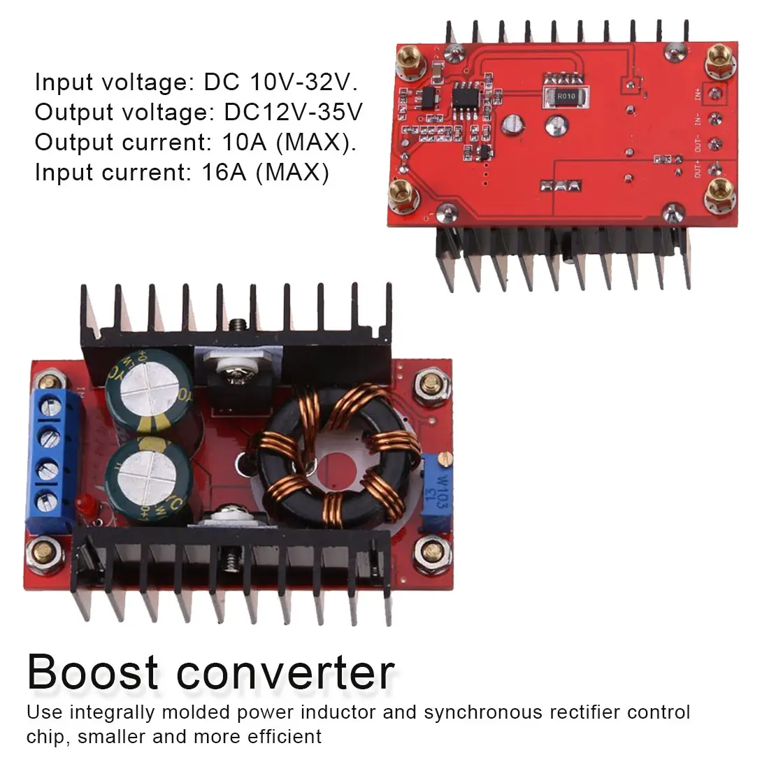 Boost 9A 150 Вт повышающий преобразователь понижающий преобразователь с регулировкой 12-32 В до 12-35 в модуль питания