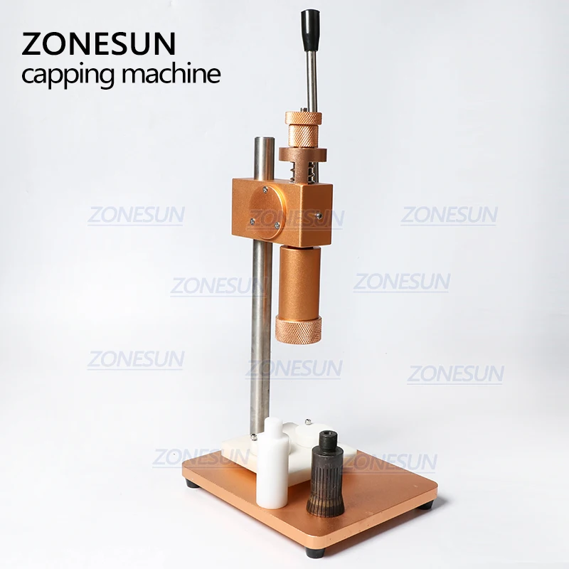 ZONESUN 13/15/18/20 мм двухцелевая ручная машина для обжима парфюмерных бутылок