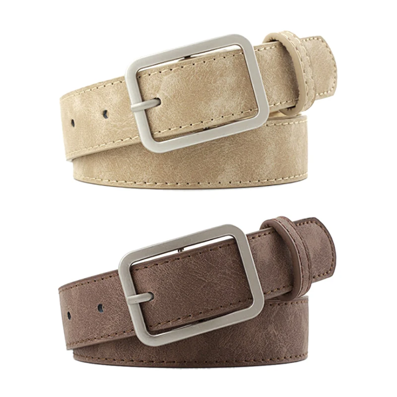 1pc Women Metal Leather Buckle Waist Belt Fashion Boho Waistband New Fashion