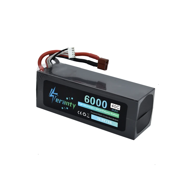 Высокая Мощность 14 8 v 6000 мА/ч 40C Max 60C Аккумуляторы для радиоуправляемых машин