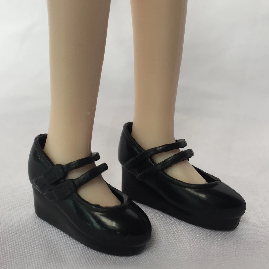 Черные тонкие туфли на каблуке 12 дюймов Blythe Pullip 1/6 BJD MSD кукла игрушка|Куклы| |