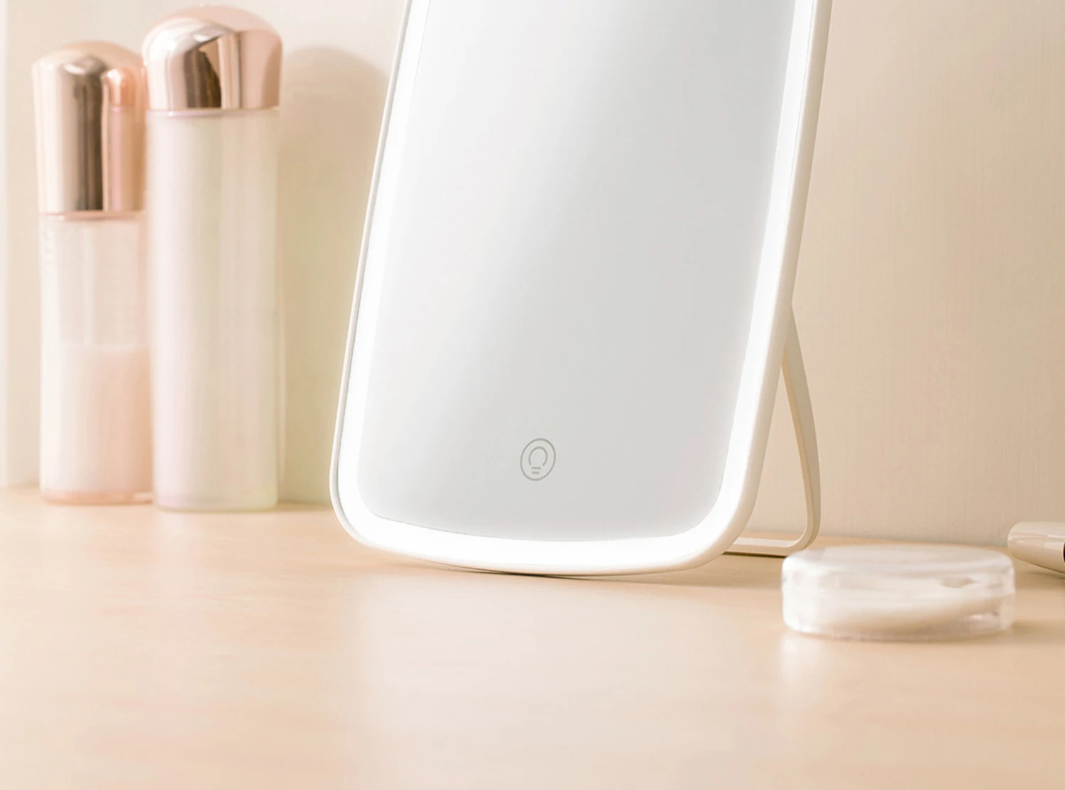 Xiaomi Mijia светодиодный зеркало для макияжа с сенсорным управлением светодиодный светильник с естественным освещением регулируемый угол яркости светильник с длинной батареей li
