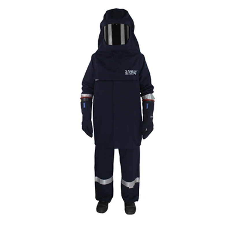 Полный комплект для защиты от дуги и вспышки 40CAL включает козырек защитный лица