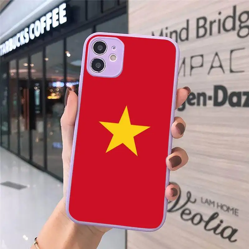 

national flag azerbaijan Phone Case Matte transparent For Purple iPhone 12 Mini 11 Pro XR XS Max 7 8 Plus X Back Cover