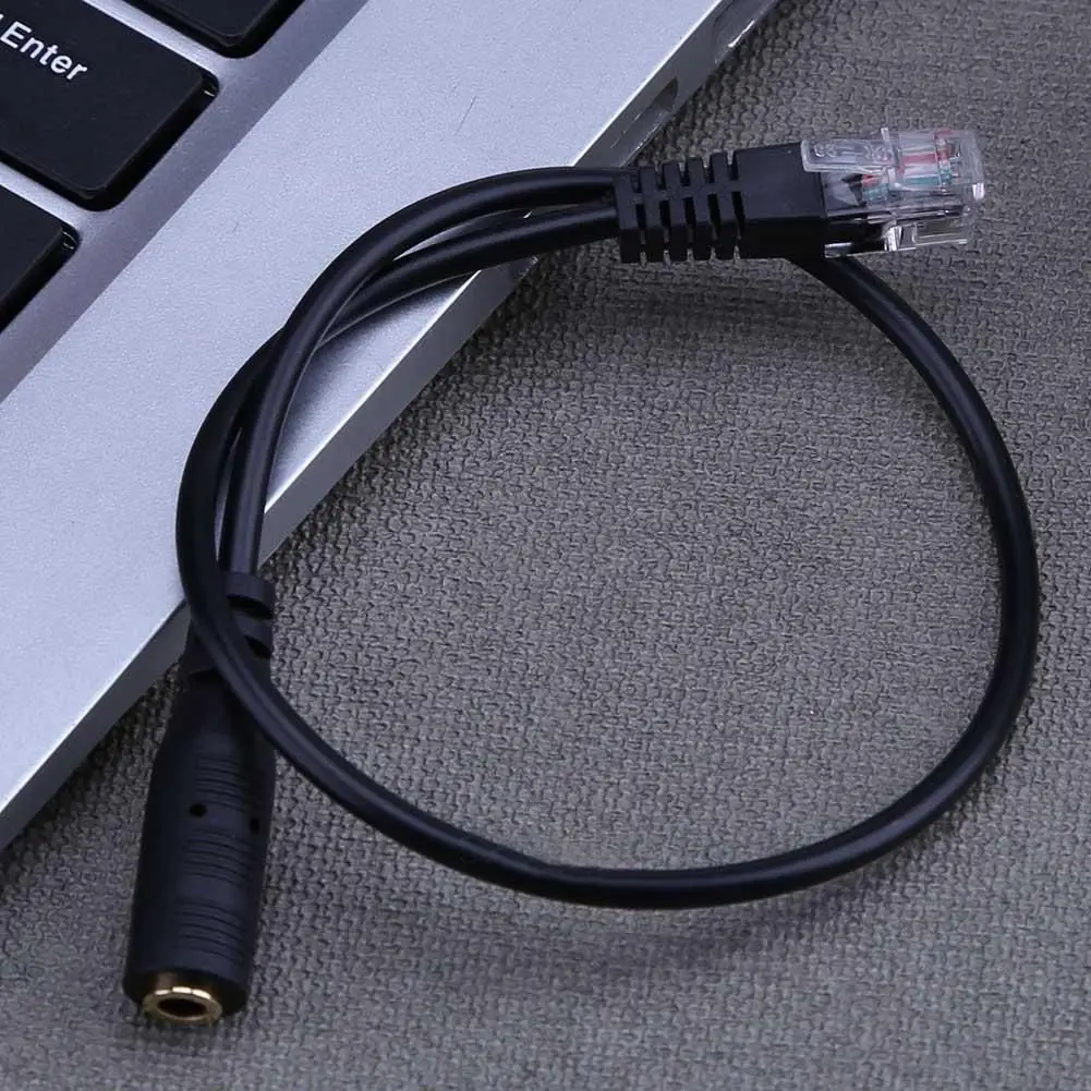 2 шт. 3 5 мм Стерео Аудио гарнитура к разъему Cisco гнездо-штырь RJ9 переходник