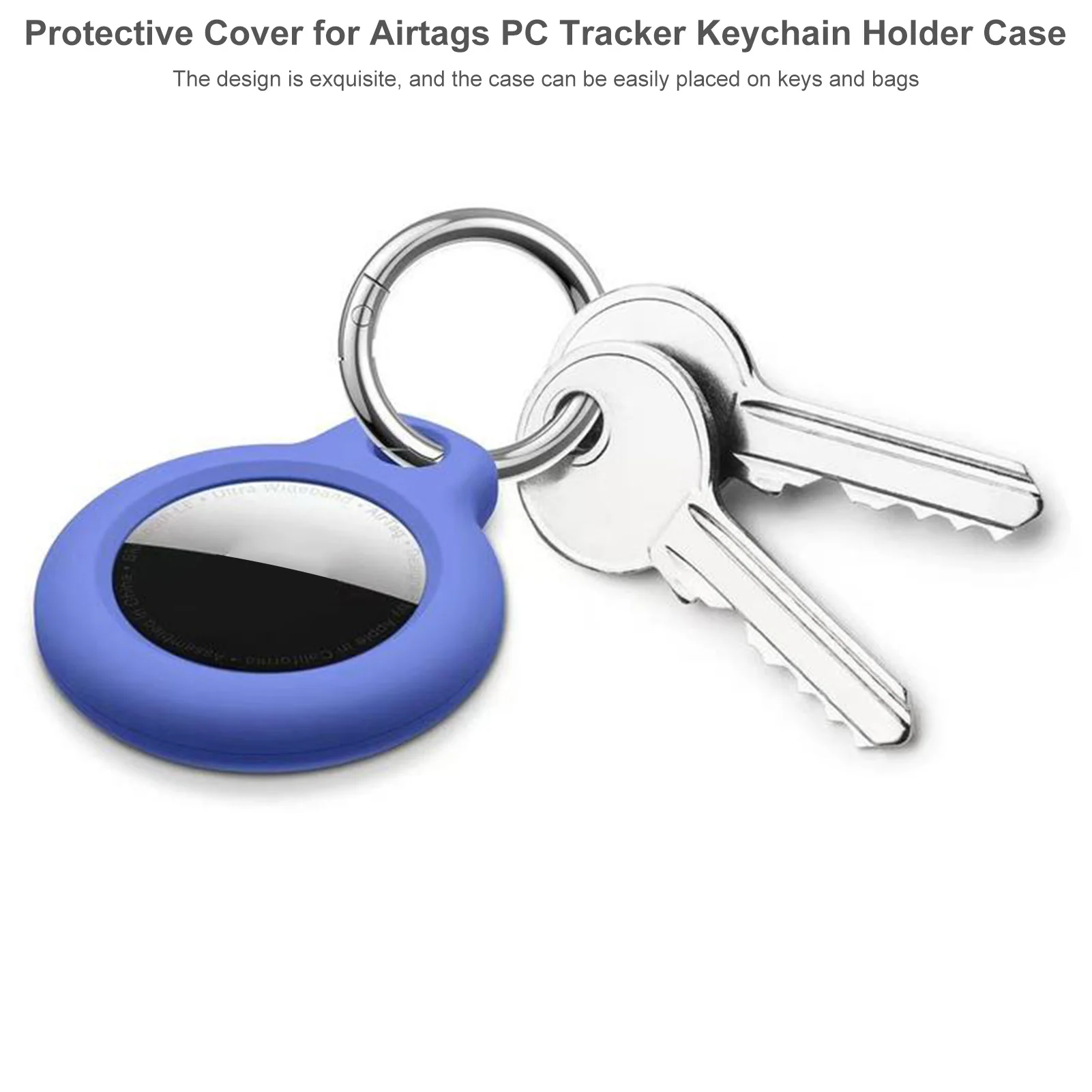 

PC Case For AirTags Protective Cover For Apple Location Tracker Airtag Accessories Anti-scratch Keychain Protective Sleeve