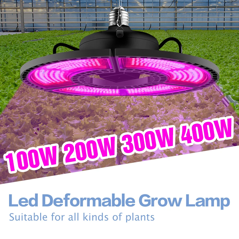 

LED Phytolamp For Plants LED Grow Lights Bulb 220V Hydroponics Lampara LED Greenhouse Plants Seeds Bombilla 100W 200W 300W 400W