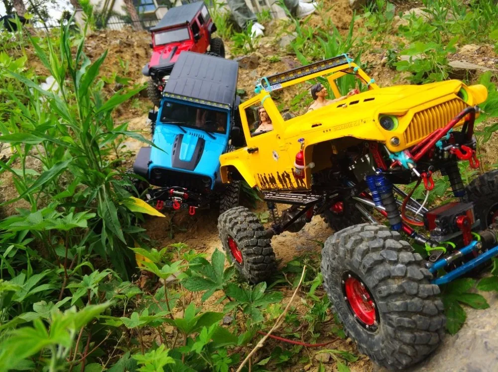 GWOLVES Racing 1/10 CNC все алюминиевые и углеродные 313 мм Колесная база Wrangler рама осевая SCX10 быстрая