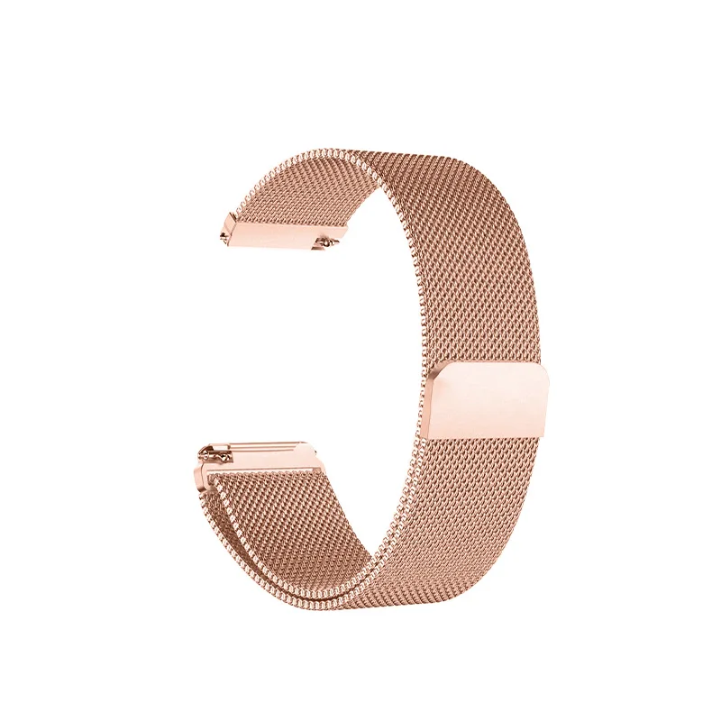 Lenovo Watch x/x plus 20 мм Миланский сменный металлический ремешок - Цвет: Rose gold