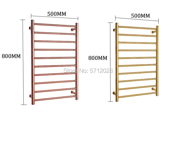 Быстрая доставка роскошный полотенцесушитель из розового золота с подогревом