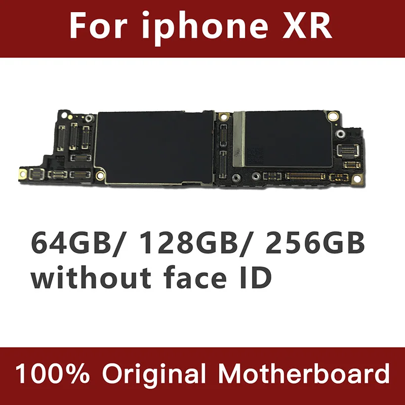 Для iphone XR материнская плата без лица ID разблокированная основная 100% оригинальная
