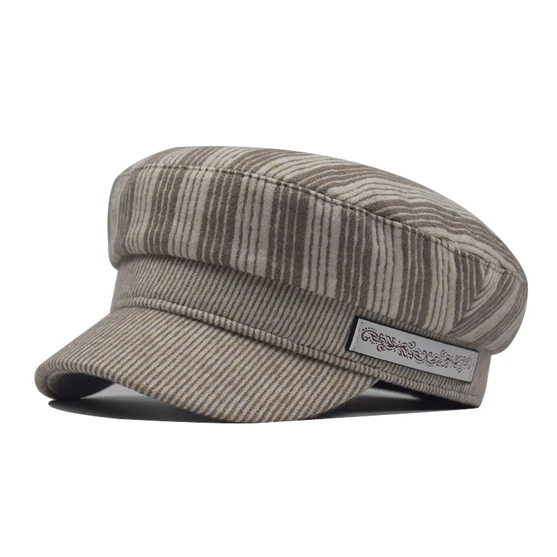

Autumn Winter Hats for Women Solid Plain Octagonal Newsboy Cap Men Ladies Casual Wool Hat Winter Beret Women Painter Cap