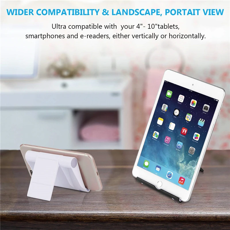Портативная Складная Поворотная подставка для мобильного планшета IPhone X XR XS Max
