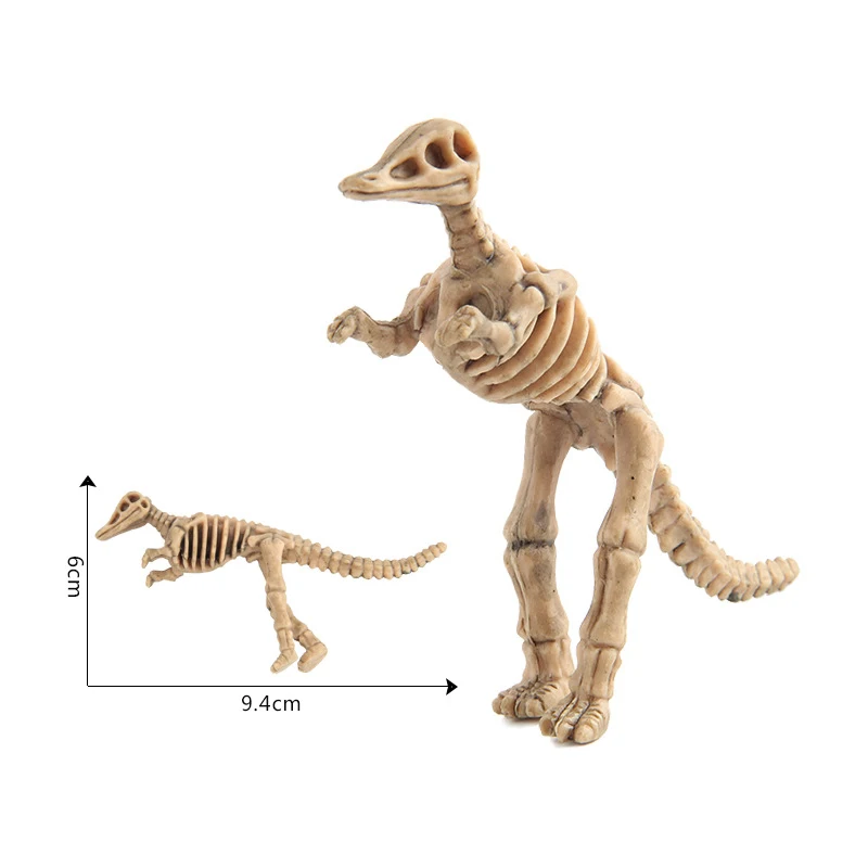 Фото Модель скелета динозавра коллекционная мини-модель Юрского периода