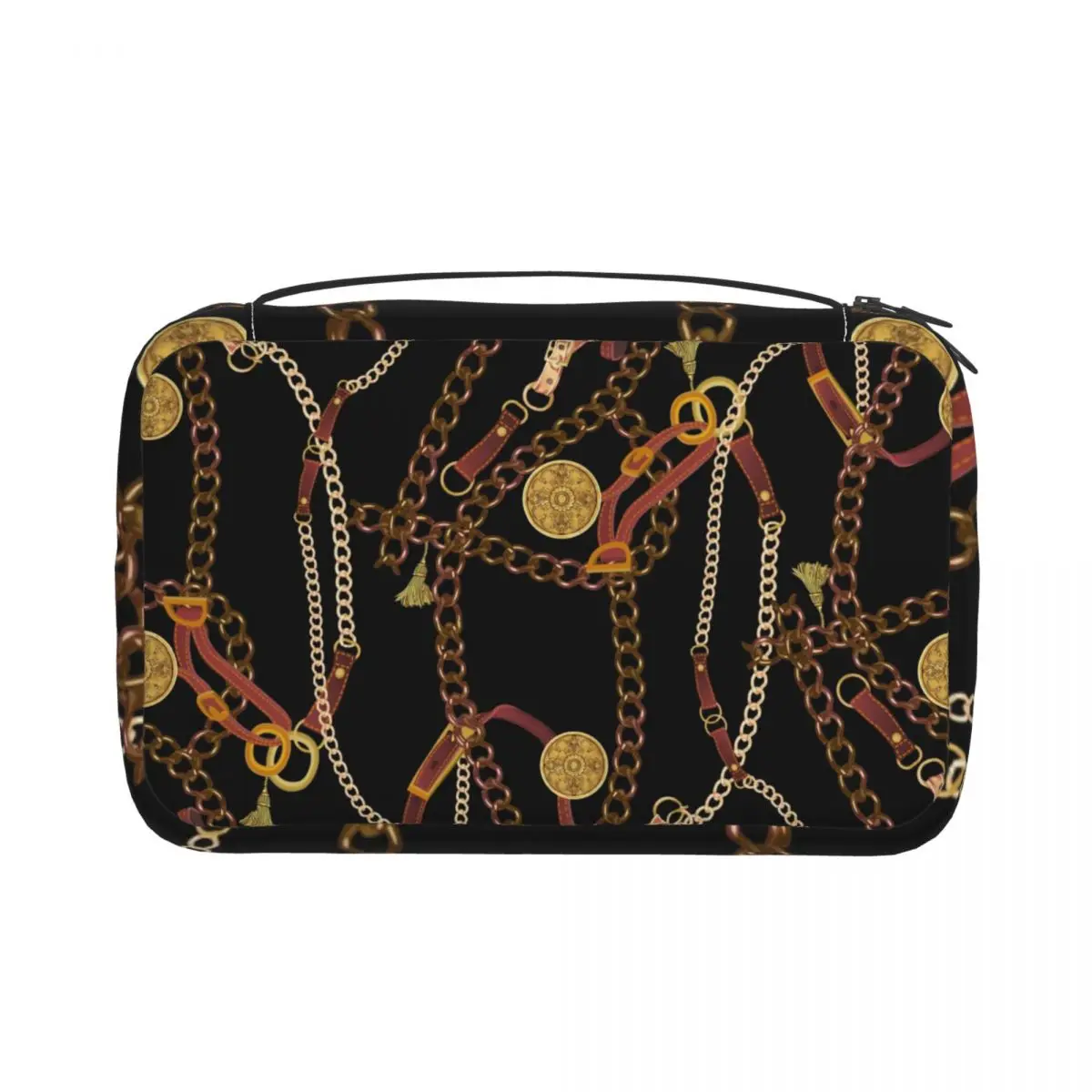 

2021 New Women's Cosmetics Bags Tassel Belt Chain Mix Portable Storage Bag