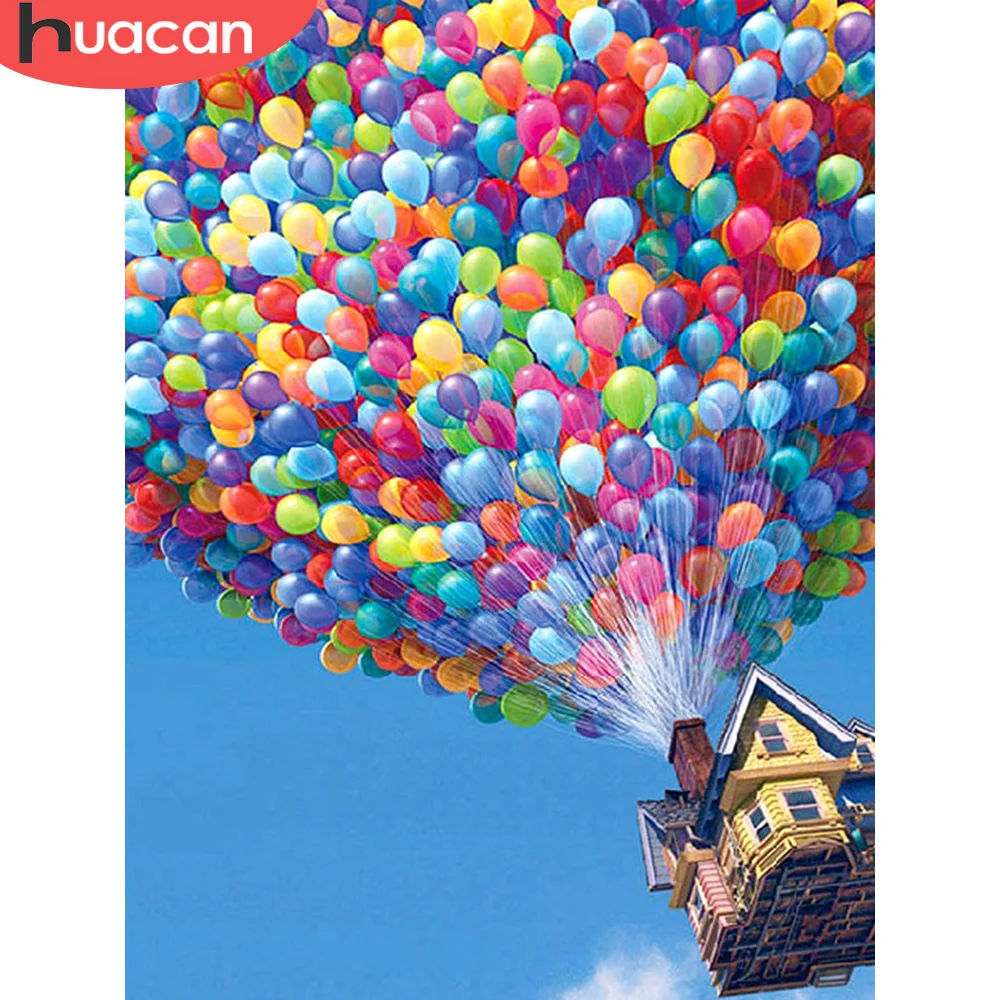 HUACAN алмазная вышивка полная выкладка воздушный шар мозаика 5д декорации
