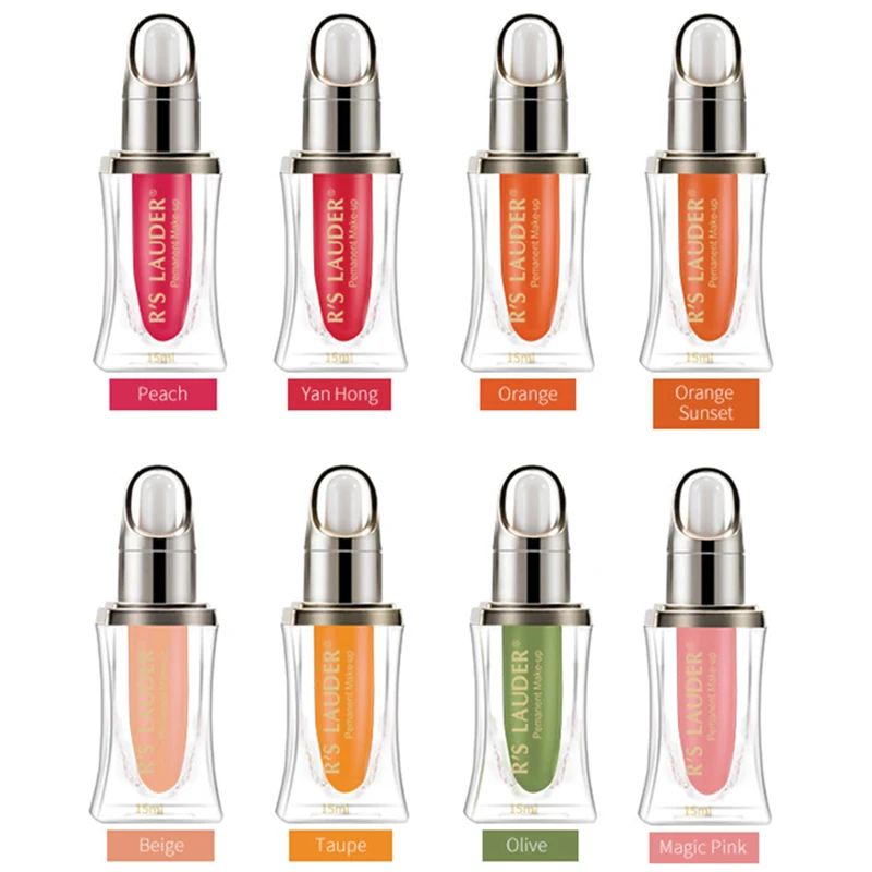 Полуперманентный макияж Pure Plant 15 мл подводка для глаз бровей губ цветные чернила