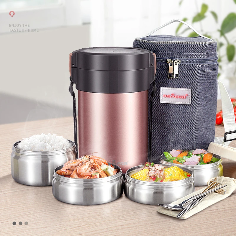 Изолированный Ланч-бокс из нержавеющей стали 2 л | Дом и сад
