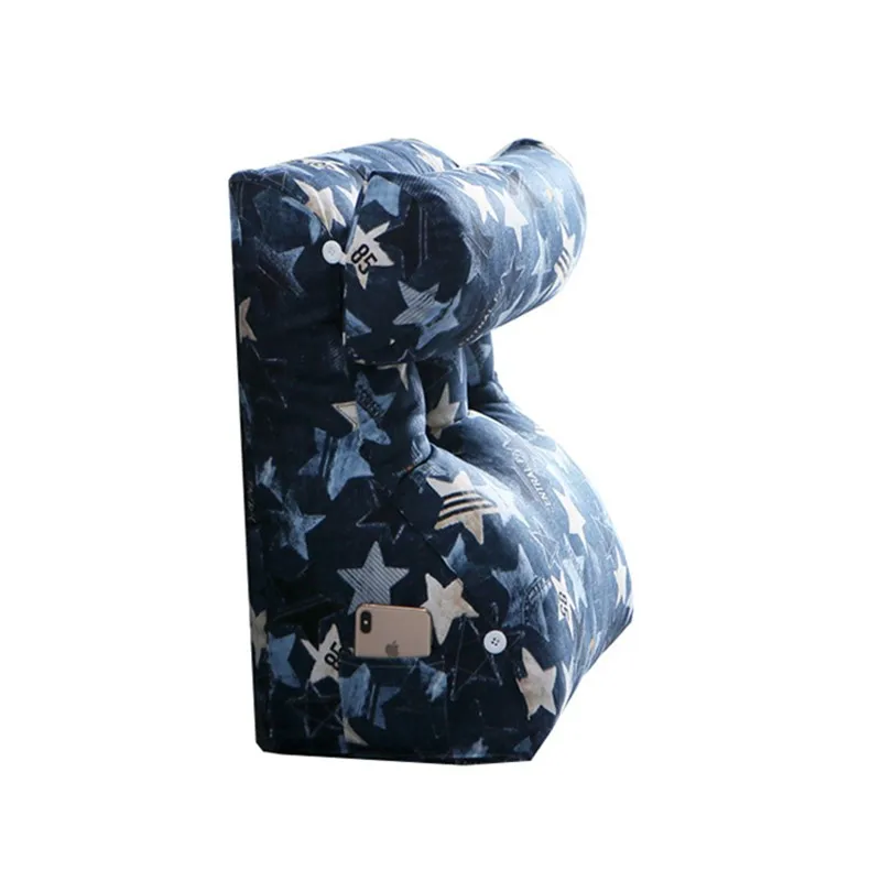 Треугольная Подушка для стула большая прикроватная спины кровати мягкая офисная