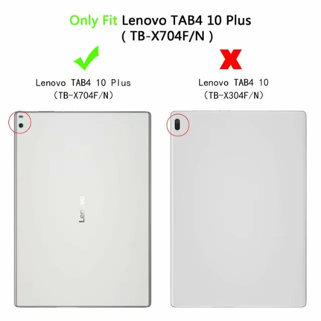 Чехол для Lenovo TAB4 Tab 4 10 Plus TB X704L 1 дюйма искусственная кожа чехол планшета P