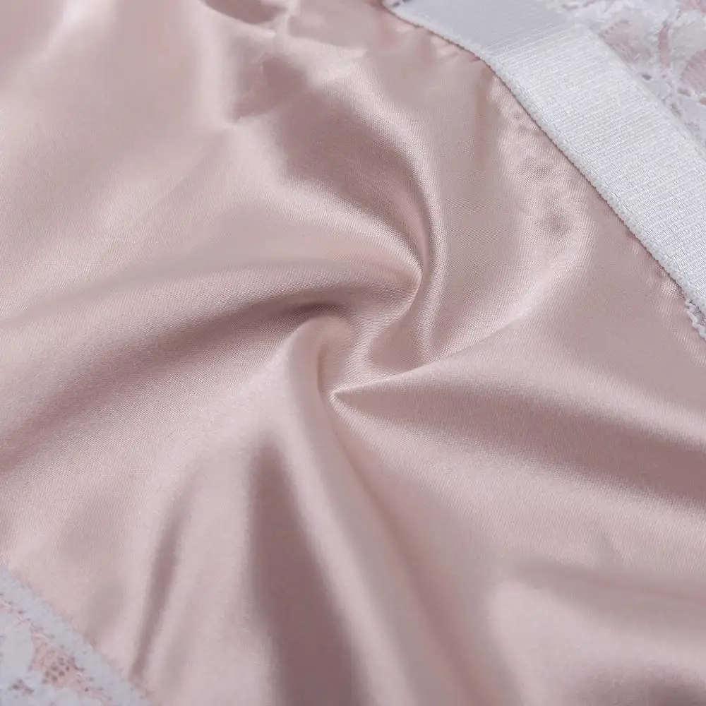 

Sexy Lingerie Satin Pajamas Lace Silk Underwear Women Sleepwear Shorts Coat Lingerie Sexy Hot Erotic Porno Costumi #4M12