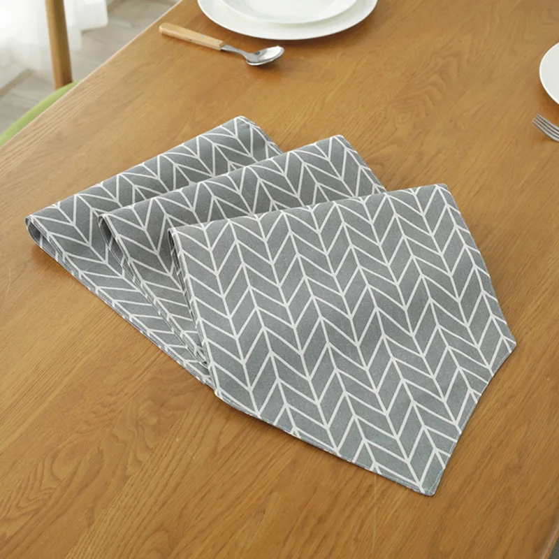 

Linen Table Runners Simple Style Twill Runners Home Decoration Indoor and Outdoor Use