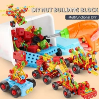 new children screw assembly n variable mechanical series diy nut disassembly building block assembly toys children birthday gift
