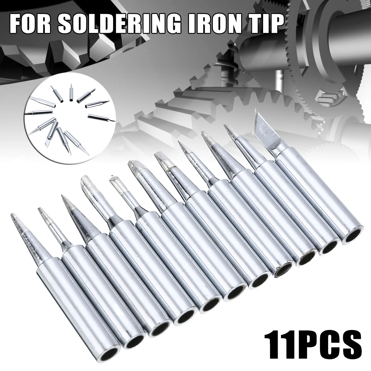 

11Pcs/Lot Lead Free Soldering Iron Tip Solder Replacement Electric Soldering Iron Tip Welding For Hakko Soldering Station Tool