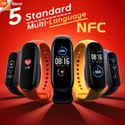 Браслет Xiaomi Mi Band 5 стандартный или NFC фитнес-браслет для снятия стресса Женский монитор сердечного ритма сна шагов плавания спортивный монитор будильник