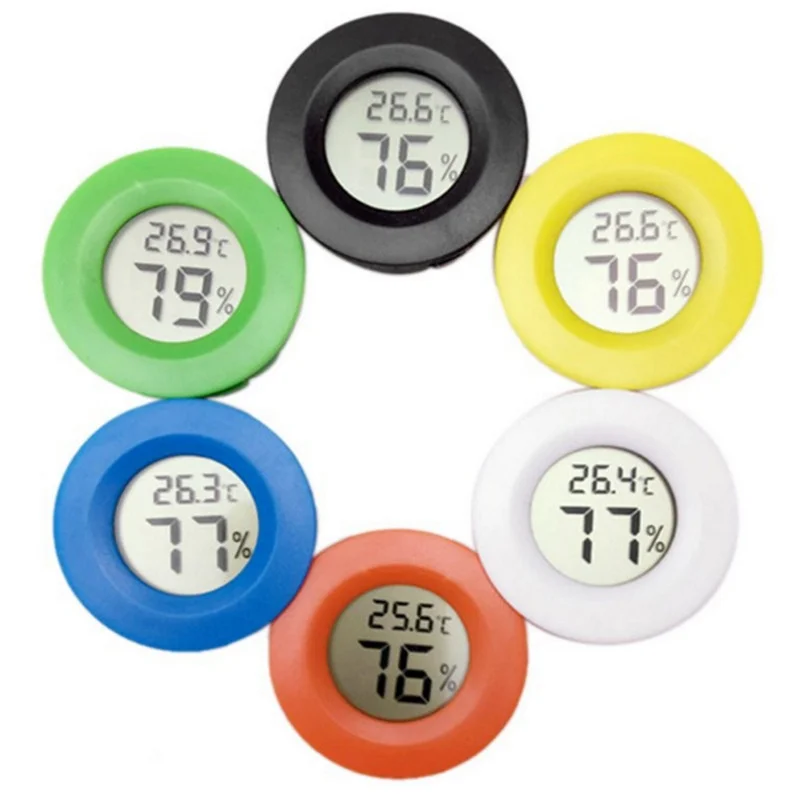 

Термометр-Гигрометр 2 в 1, цифровой Комнатный Измеритель температуры и влажности с ЖК дисплеем