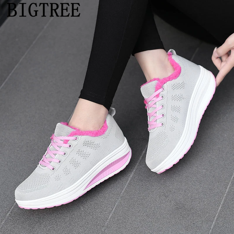 Красные кроссовки зимняя обувь женская повседневная для женщин Basket Femme