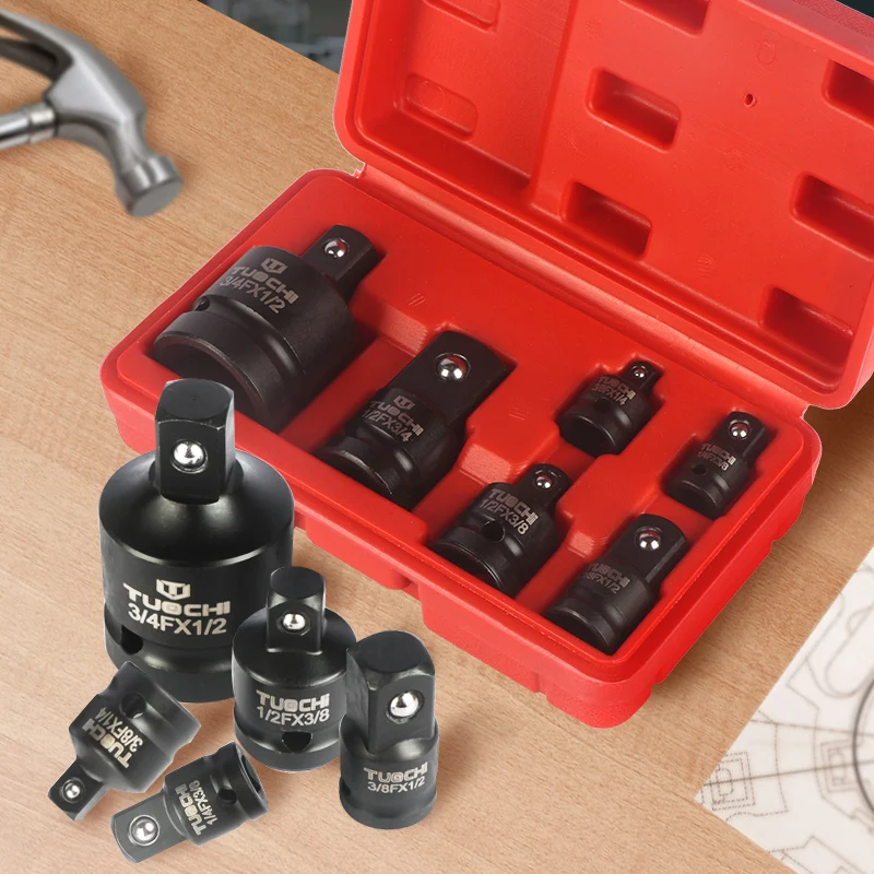Mini Socket Wrench Socket Converter Adaptor Hand Tool Set 1/